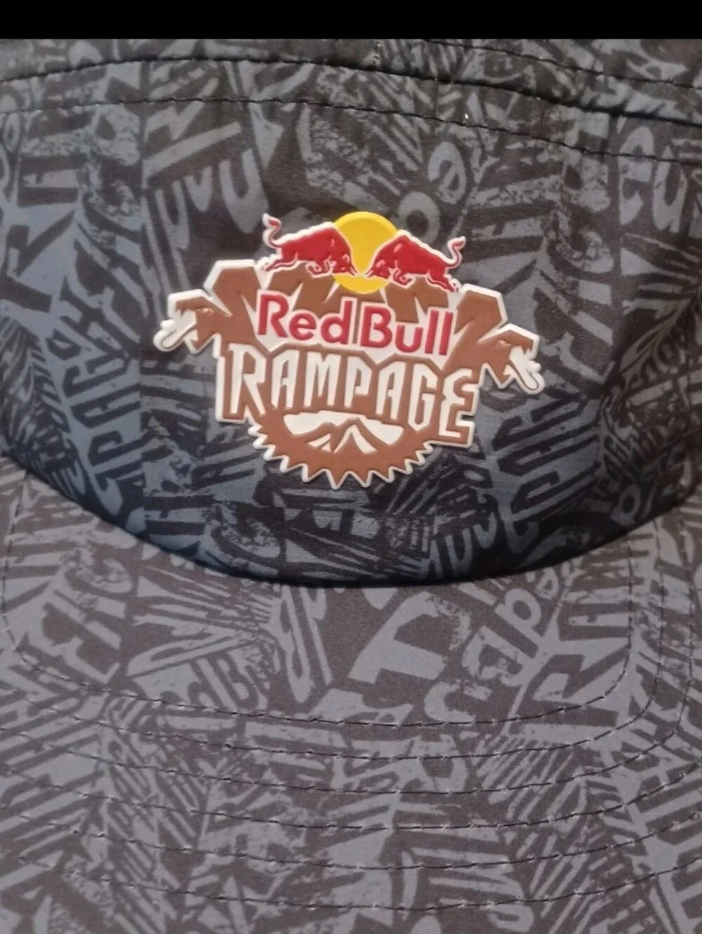 Red Bull Rampage Chaos Camper Racing Panel Adjustable Strap Cap Hat OSFM Rare